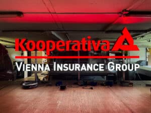 Svetelné Písmená Classic logo Kooperativa